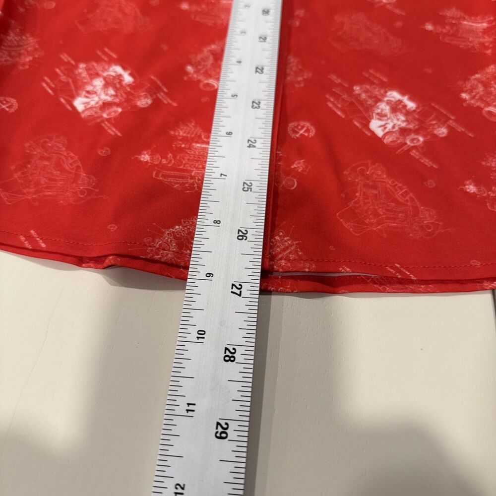DIXXON Womens the 350 short sleeve button-down shirt Red Size M NEW - Picture 8 of 9